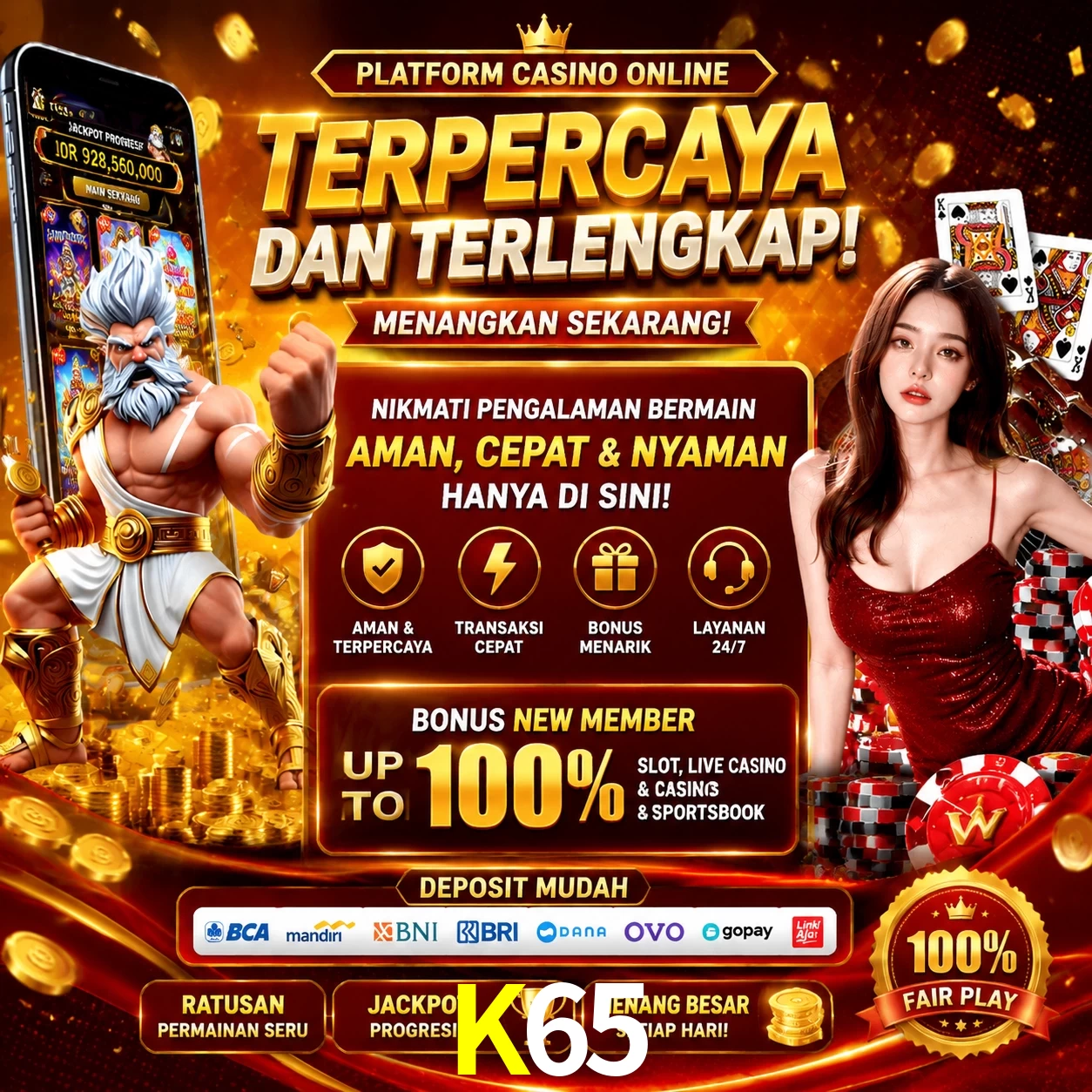 Guia rápido de apostas ao vivo na K65